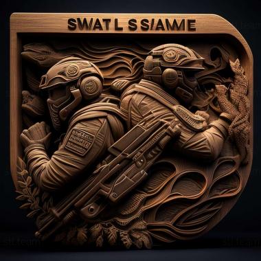 3D model SWAT Global Strike Team game (STL)